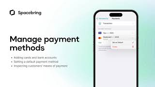 Manage Payment Methods  Spacebring Platform for Shared amp Coworking Spaces [upl. by Donielle]