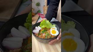 Easy Thukpa bowl with Wai Wai shorts youtubeshorts meeshomegablockbustersale Meesho [upl. by Mauceri300]