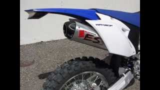 Yamaha WR 450F Big Gun Exhaust ECO Series Slip On [upl. by Saunders848]