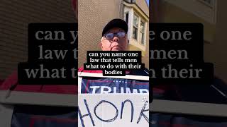 🇺🇸 Misogynistic Trump supporters hypocrisy exposed in under 10 seconds [upl. by Wills191]