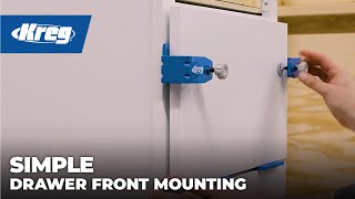 Kreg Drawer Front Mounting System [upl. by Walton]