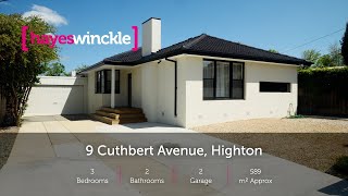 9 Cuthbert Avenue Highton  Hayeswinckle [upl. by Dahs]