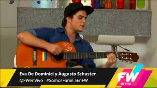 Augusto Schuster cantando en FWenVivo [upl. by Aihsila]