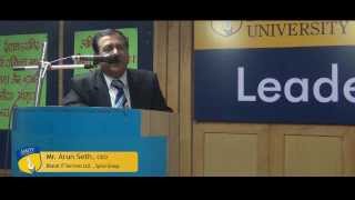 Leadership Lecture Series CEOTALK Mr Arun Seth SPICE Group [upl. by Sidhu]