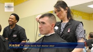 US Army Barber Shop at Joint Base LewisMcChord [upl. by Messere960]