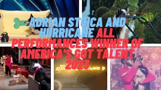 Adrian Stoica and Hurricane All Performances Winners Of Americas Got Talent 2023 [upl. by Aehs284]