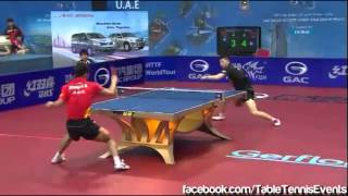 Zhang Jike Vs Ma Long 14 Final Grand Finals Dubai 2014 [upl. by Asiruam]