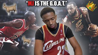 LeBron Fan Gets Schooled For 40 Minutes of Why MJ is the Greatest 🐐 [upl. by Juxon557]