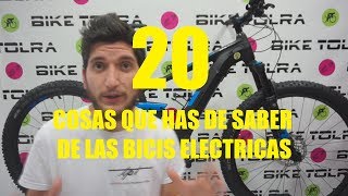 TODO SOBRE LAS BICICLETAS ELÉCTRICAS [upl. by Zins]