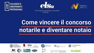 Come vincere il concorso notarile e diventare notaio [upl. by Retsof]