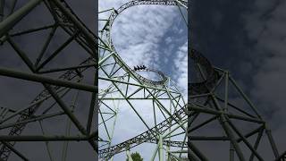 One of the TALLEST coasters in Germany😳rollercoaster themepark ride attraction germany fun [upl. by Nedmac]