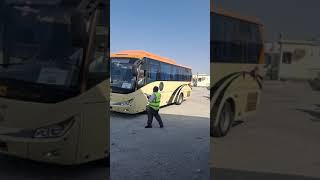 Mowasalat Karwa Al Rayyan Bus Depot  MOTC وزارة المواصلات والاتصالات transportation in Qatar [upl. by Eulalee]