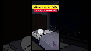 Ssc mts answer key  mts answer key kab aayegi mts sscmts2024 [upl. by Dodi]