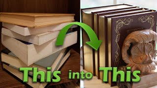 DIY Leather Book Binding Tutorial Part 1 Page Edge Gilding and Text Block Preparation [upl. by Dal]