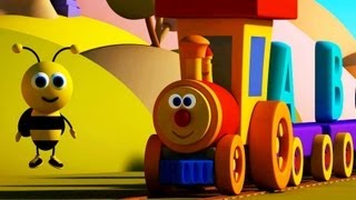 Nursery Rhymes By Kids Baby Club  Ben The Train  Ben and Bumblebee meet the Alphabets [upl. by Sperling]