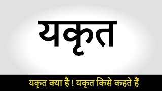 यकृत किसे कहते हैं। यकृत क्या है। ycrit kise kahate Hain yakrit kise kahate Hain  ykrit by pappu [upl. by Maher]