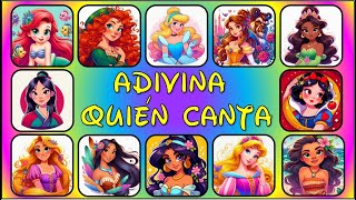 ADIVINA La PRINCESA DISNEY por su Canción Autentico Fans de las Princesas Disney quiz test [upl. by Anastas]