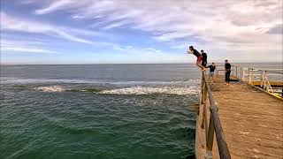 Noarlunga Jetty Jumping Adelaide South Australia [upl. by Cole]