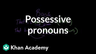 Possessive pronouns  The parts of speech  Grammar  Khan Academy [upl. by Eelak]