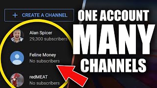 How To Create Multiple YouTube Channels Under One Email Account [upl. by Alansen]