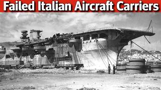 Failed Italian Aircraft Carriers From Aquila to Cruiser Carrier Hybrids [upl. by Elinad447]