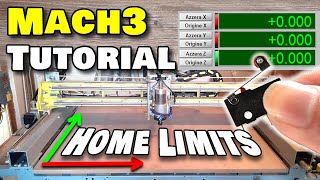 Tutorial Mach3  Home Limits  Configurazione dello Zero Macchina [upl. by Suciram14]