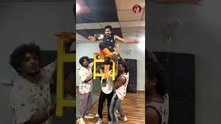 Neethone Dance Rehearsal Moments  Tejaswini Gowda  Amardeep Chowdary [upl. by Nibbor]