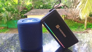 Potronics harmony mini 25w vs Potronics sounddrum P Outdoor test sound comparison bass test NCS [upl. by Yearwood113]