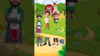 Kaki siapa ini woy funny cartoon viralshort kartun viralshorts [upl. by Ellerehc598]