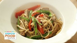 Lo Mein with Pork  Everyday Food with Sarah Carey [upl. by Jowett]