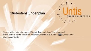 Studentenstundenplan [upl. by Donnie]