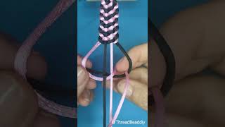 String Bracelet Pattern №16  Easy Bracelet Tutorial for Beginners [upl. by Drawyah]