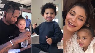 2 YEARS OF BABY STORMI  with Kylie Jenner amp Travis Scott [upl. by Munmro]