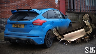 My Focus RS Now Has a Mountune Exhaust System [upl. by Ahtnamys]