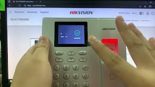 Hik Vision DSK1T8003MF with iVMS4200 Time Attendance Setting [upl. by Eeralih]