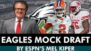 Mel Kiper 2024 NFL Mock Draft Who Do Philadelphia Eagles Select In ESPN’s NEW NFL Mock Draft [upl. by Cykana]