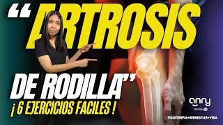 Artrosis de Rodilla 😣  Rutina de Ejercicios para Mejorar Movilidad y Fuerza 💥artrosis rodilla [upl. by Eerised]