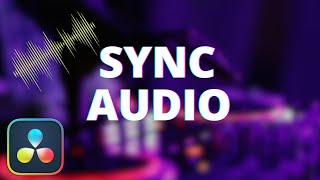 How to Sync Audio Inside Davinci Resolve 19 tutorial [upl. by Zandra157]