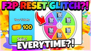 🎫100 SPINS on the SPINNY WHEEL in PET SIMULATOR 99 ROBLOX ✨INSANE RESET GLITCH HUGE PROPELLER CAT [upl. by Nowahs]