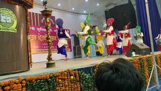 DAV COLLEGE Bathinda  Bhangra interzone2024 [upl. by Combe]