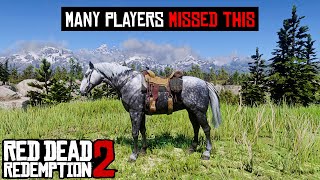 Many players missed this rare horse on the mission at early game  RDR2 [upl. by Onitsuaf]