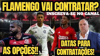 FLAMENGO VAI CONTRATAR NOVO ATACANTE ALCARAZ APRESENTADO BRUNO HENRIQUE E GABIGOL AS OPÇÕES [upl. by Takeshi]