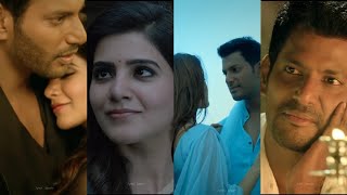 Adige song💙Abhimanyudu movie💞full screen whatsapp status💖 [upl. by Adelbert982]