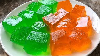 Homemade jelly recipe with and without Gelatin  homemade jello recipe [upl. by Donnie589]