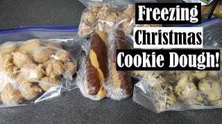 HOW TO FREEZE COOKIE DOUGH FOR THE HOLIDAYS [upl. by Jinny]