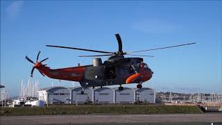 Heliops Seaking XV666 quotDamienquot at Portland [upl. by Tracy]