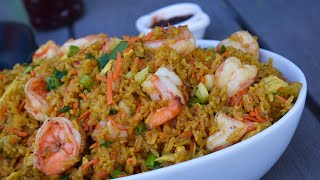 Cook My Crowd Pleasing Shrimp Fried Rice With Me [upl. by Tye751]