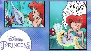 Disney Comics In Motion  Disney Princess  Ariel quotMusic Classquot [upl. by Tito]