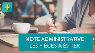 Concours  conseils pour la note administrative [upl. by Aitercul]