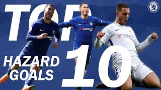 Eden Hazard  10 Greatest Chelsea Goals  Best Goals Compilation  Chelsea FC [upl. by Yggam]